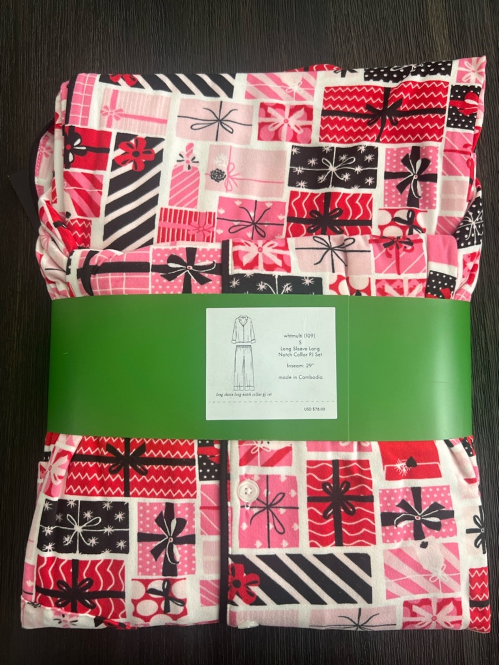 NWT Kate Spade Presents Pajama Set - Picture 2 of 4